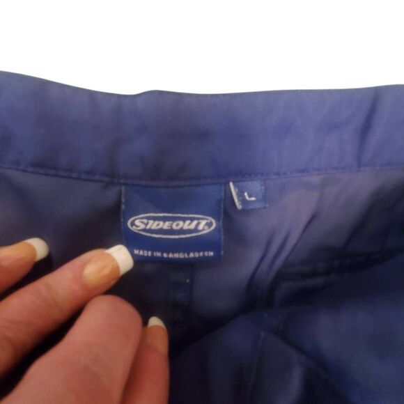 Sideout Women’s Swim Board Shorts Size Large Blue with White Stripes - Picture 4 of 8